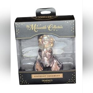 Demdaco Blown Glass Birthday Ornament JUNE Guardian Angel NEW IN BOX Mercantile